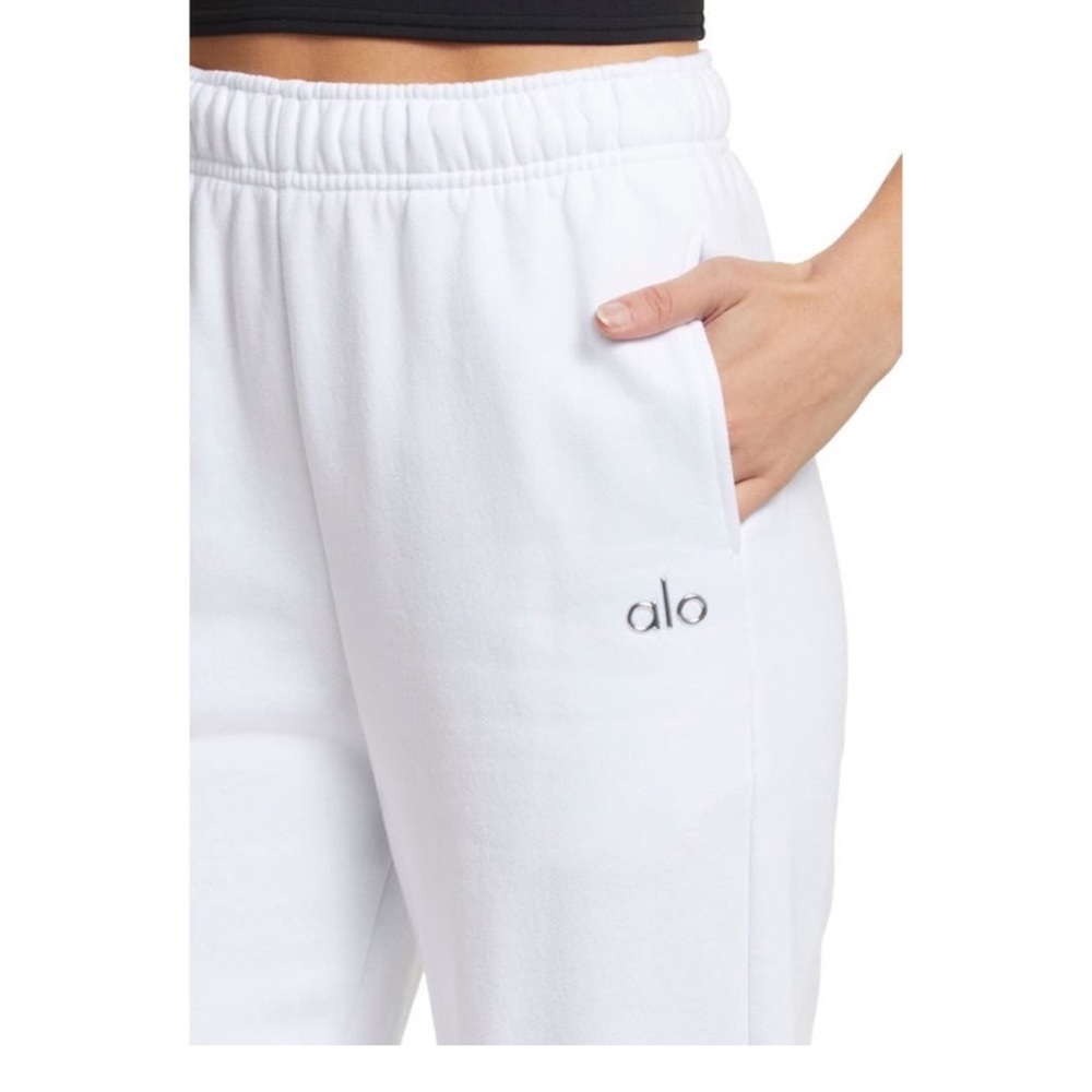 White ALO joggers
